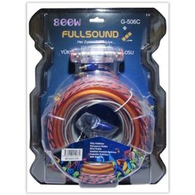 Fully 8Ga 800W Oto Anfi Silikon Kablo Seti