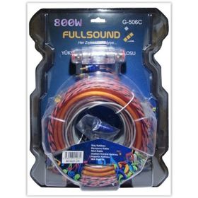 Fully 8Ga 800W Oto Anfi Silikon Kablo Seti