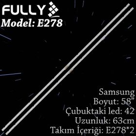 Fully ELED-278 Samsung 58 inç TV Bar Led