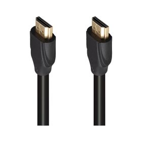 Fully G-507K Plastik Düz Siyah 25 mt Gold Poşetli HDMI Kablo