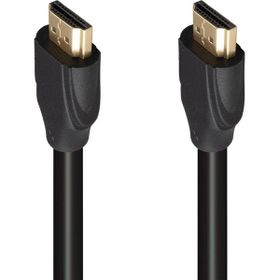 Fully G-507K Plastik Düz Siyah 25 mt Gold Poşetli HDMI Kablo