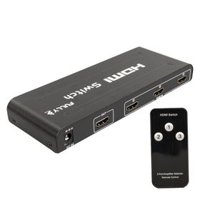 Fully G-538H 3 Giriş 1 Çıkış HDMI Switcher Toplayıcı Adaptörlü Metal Kasa
