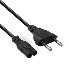 Fully M-1303E Siyah 1.5 mt 2 Pin Teyp Kordon Fişi Cereyan Kablosu