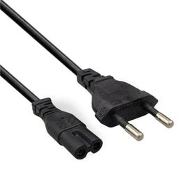 Fully M-1303E Siyah 1.5 mt 2 Pin Teyp Kordon Fişi Cereyan Kablosu