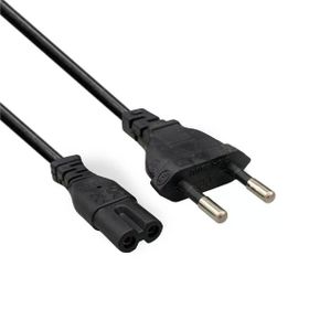 Fully M-1303E Siyah 1.5 mt 2 Pin Teyp Kordon Fişi Cereyan Kablosu