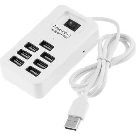 Fully S-802J 7 Port Usb 2.0 Anahtarlı Ve 1 mt Kablolu Hub Çoklayıcı