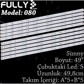 Fully SET-080 Sunny 49 inç TV Led Bar Takımı