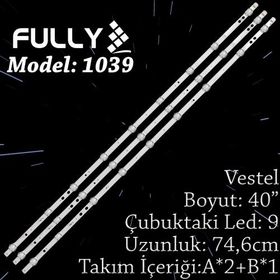 Fully SET-1039 Vestel 40 inç TV Bar Led Takımı
