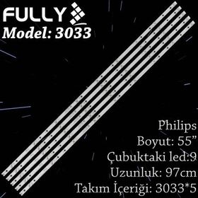 Fully SET-3033 Philips 50 inç TV Bar Led Takımı