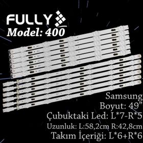 Fully SET-400 Samsung 49 inç TV Bar Led Takımı