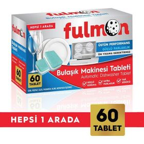 Fulmon Hepsi Bir Arada 60'lı Bulaşık Makinesi Tableti
