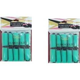 Fumo Sünger 2x10'lu Yeşil Bigudi