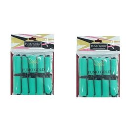Fumo Sünger 2x10'lu Yeşil Bigudi