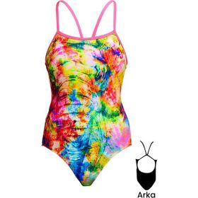 Funkita SS Out Trumped İnce Askılı Renkli Kız Çocuk Antrenman Mayo