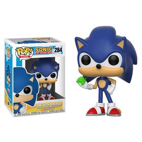 Funko No: 284 20147 Pop Sonic With Emerald Figür