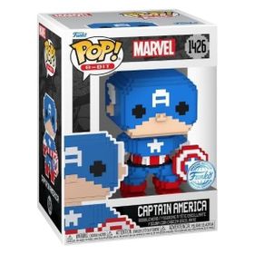 Funko Pop 1426 Marvel 8-Bit Captain America Figür