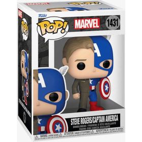 Funko Pop 1431 Marvel Split Captain America Steve Rogers Figür