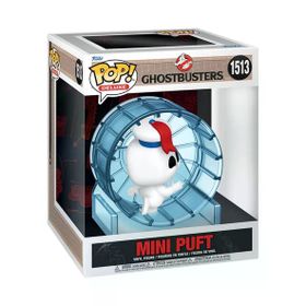 Funko Pop 1513 Deluxe Ghostbusters Mini Puft in Hamster Wheel Figür