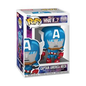 Funko Pop 1569 Marvel What If Captain America Mech Figür