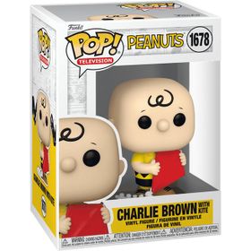 Funko Pop 1678 Peanuts Charlie Brown with Kite Figür