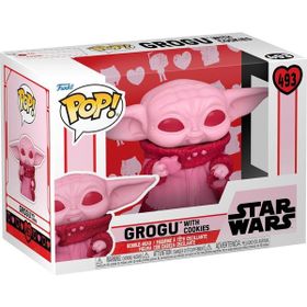 Funko Pop 493 Star Wars Valentines Grogu with Cookies Figür