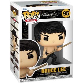 Funko Pop 95 Icons Bruce Lee With Bo Staff Figür