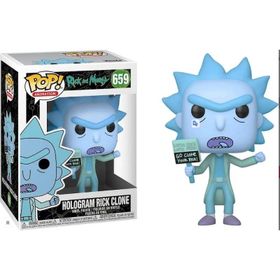 Funko POP Animation Rick & Morty Hologram Rick Clone Figür