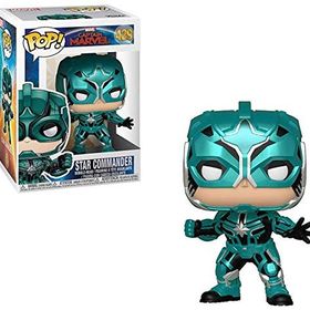 Funko Pop Captain Marvel Star Commander Figür