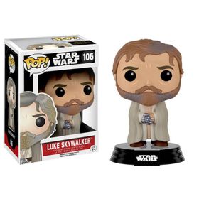 Funko POP Star Wars EP7 Luke Skywalker Bearded/Robe Figür