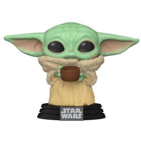 Funko POP Star Wars Mandalorian The Child with Cup Figür