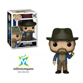 Funko Pop Stranger Things Hopper W Donut Aksiyon Figür