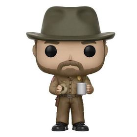 Funko Pop Stranger Things Hopper W Donut Aksiyon Figür