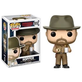 Funko Pop Stranger Things Hopper W Donut Aksiyon Figür