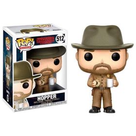 Funko Pop Stranger Things Hopper W Donut Aksiyon Figür