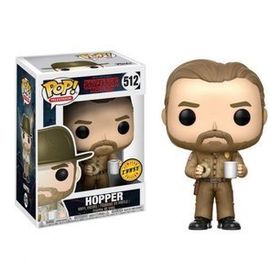 Funko Pop Stranger Things Hopper W Donut Aksiyon Figür