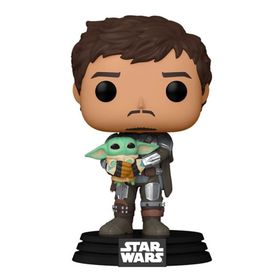 Funko Star Wars Mandalorian Mando Holding Child Pop Figür