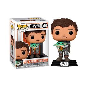 Funko Star Wars Mandalorian Mando Holding Child Pop Figür