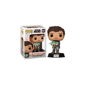 Funko Star Wars Mandalorian Mando Holding Child Pop Figür
