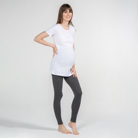 Funna Baby Mamma Carina Beyaz Hamile T-shirt