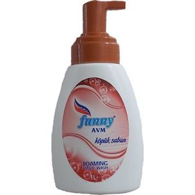 Funny 1 lt Mavi Köpük Sabun+300 ml Şişe Set