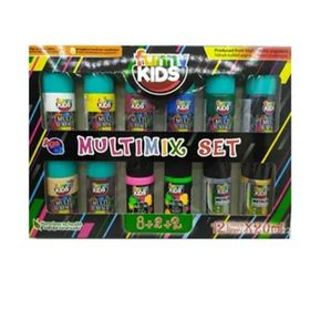 Funny Kids 20 ml Multimix 12 Renk Set Akrilik Boya