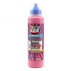 Funny Kids 500 ml Pembe Yıkanabilir Akrilik Okul Boyası