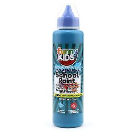 Funny Kids 500 ml Turkuaz Yıkanabilir Akrilik Okul Boyası