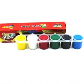 Funny Kids 6 Renkli Set Akrilik Boya