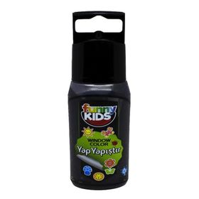 Funny Kids 60 cc Siyah Yap Yapıştır Cam Boyası