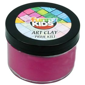 Funny Kids Art Clay Fuşya 40 cc Proje Kili
