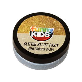 Funny Kids Gümüş 50 cc Simli Rölyef Pasta