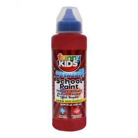 Funny Kids Kırmızı 500 ml Hazır Sulu Boya