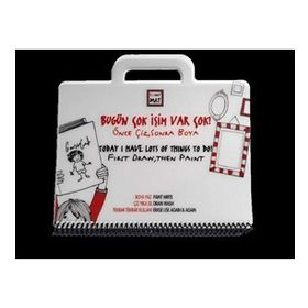 Funny Mat Bugün Çok İşim Var Çok 19x26 cm Boyama Mini Set