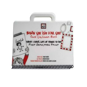 Funny Mat Bugün Çok İşim Var Çok 19x26 cm Boyama Mini Set